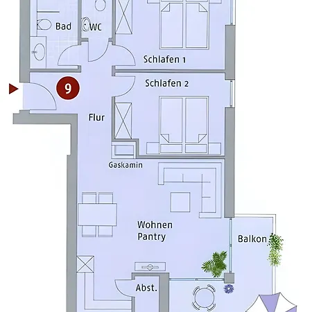 Deichgraf We 09 Apartment *